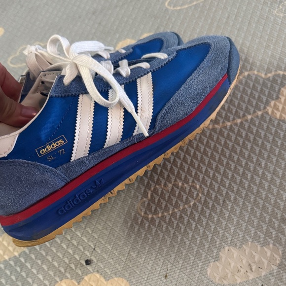 adidas SL ‘72 Royal Blue and White Classic Trainers - Picture 7 of 7